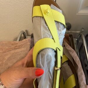 Franco Sarto Neon Sandals